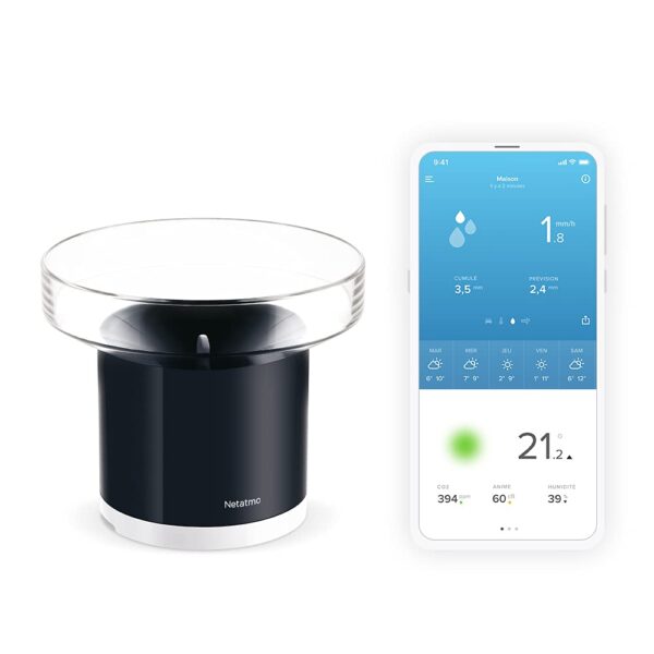 Pluviómetro inteligente Netatmo - NRG01-WW