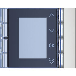 New Sfera - Frontal para módulo com display gráfico - Alumínio - 352501