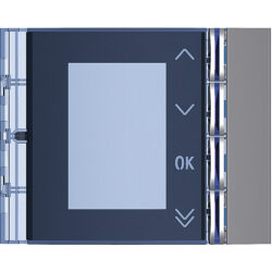 New Sfera - Frontal para módulo com display gráfico - Escuro - 352503