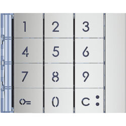 New Sfera - Frontal para módulo teclado digital (code-lock) - Alumínio - 353001