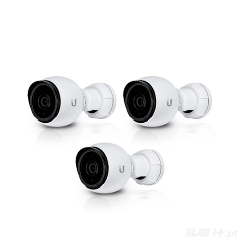 Pack 3x Ubiquiti UniFi Camera G4 Bullet - Câmara de segurança IP Interior e exterior - UVC-G4-BULLET-3