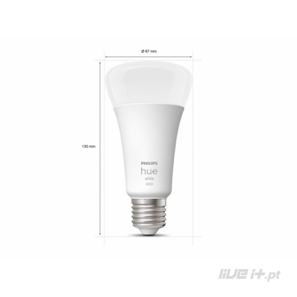 Philips Hue E27 White LED 15.5W A67