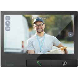 Posto interno de vídeo conectado 7" Classe 300X sistema 2 fios, Preto – 344743